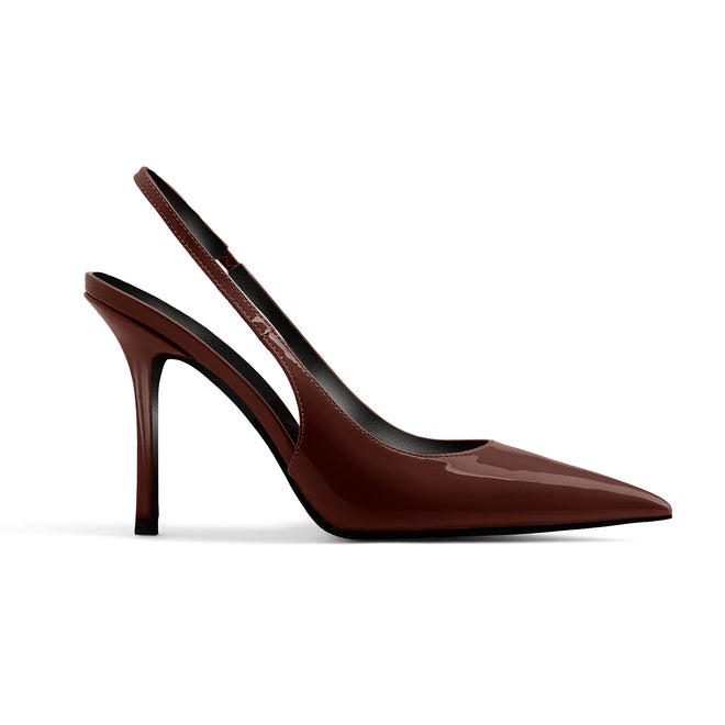 Jaimie Brown Slingback Heeled Pumps (Pre-Order)