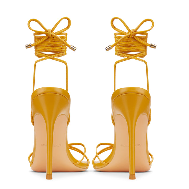 Raquel Marigold Heeled Sandals