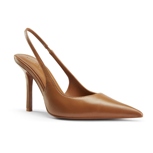 Jaimie Camel Slingback Heeled Pumps – Flor de Maria