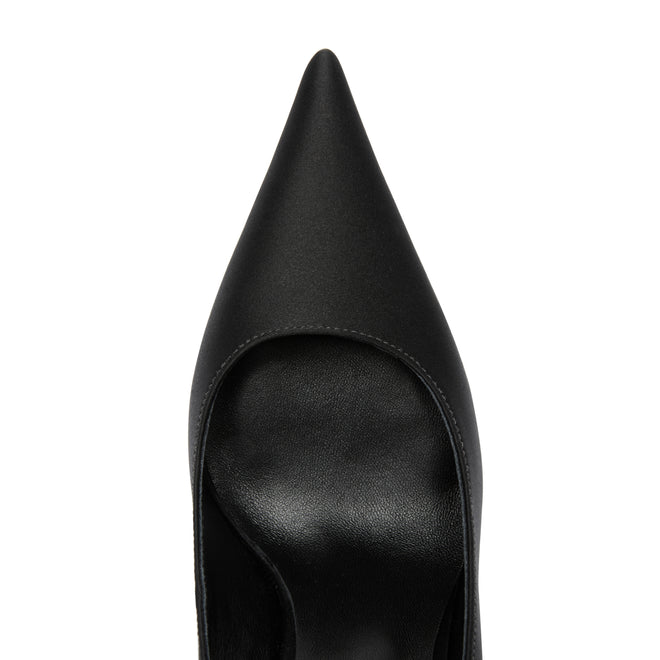 Dua Black Heeled Pumps