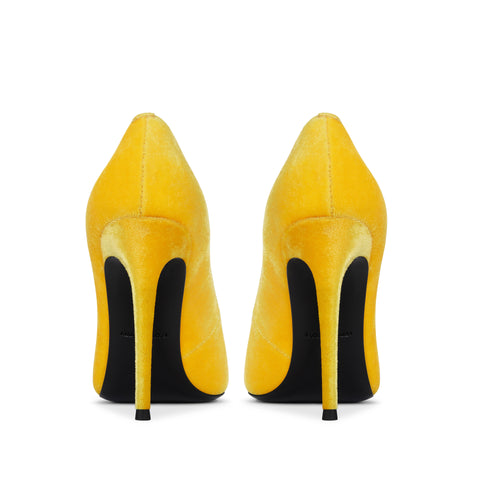 Florci Yellow Heeled Pumps