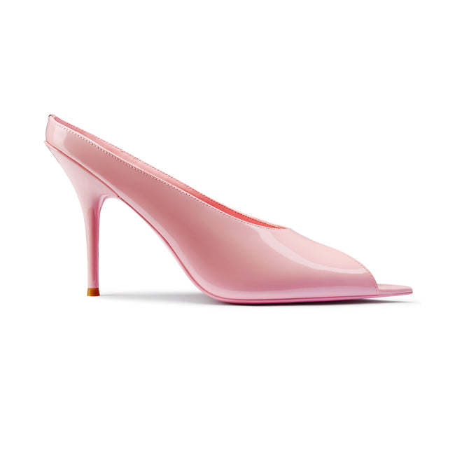 Alix Pink Stiletto Heeled Mules