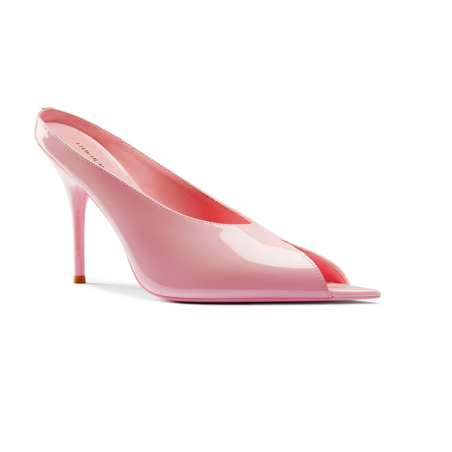 Alix Pink Stiletto Heeled Mules