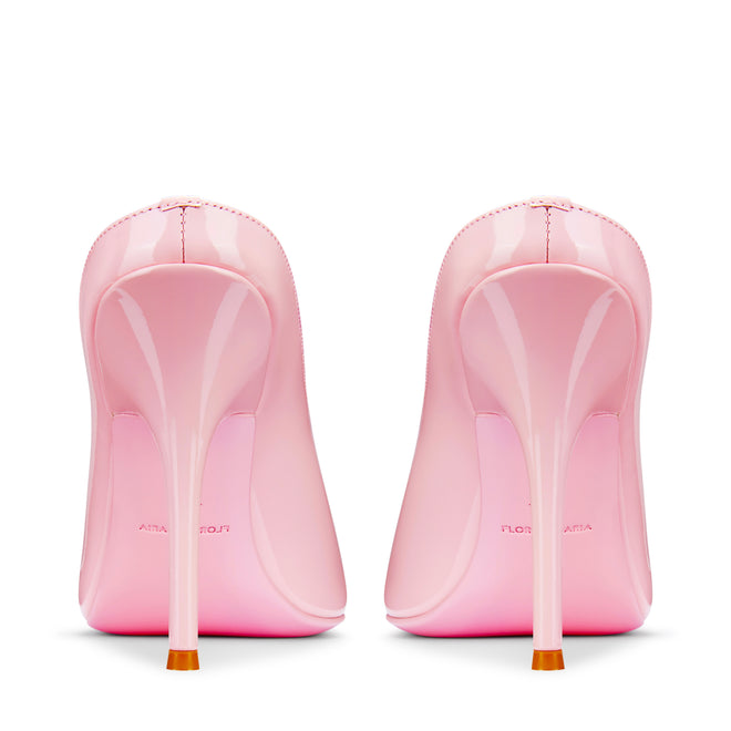 Alix Pink Stiletto Heeled Mules