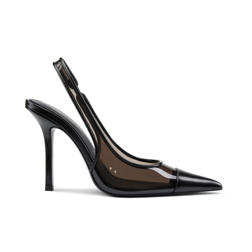 Jaimie Black Slingback Heeled Pumps
