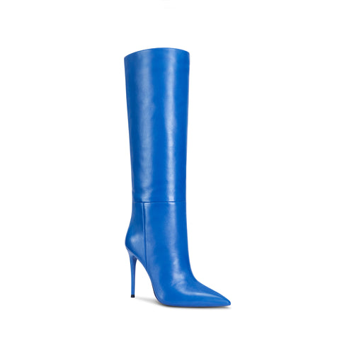 Flor de Maria Amaya Blue High Heeled Boots